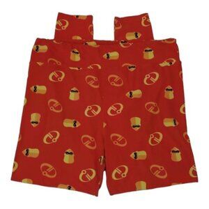 Lularoe DISNEY Incredibles Mr. Incredible Red Leggings Size TC2 18+ EUC #6446